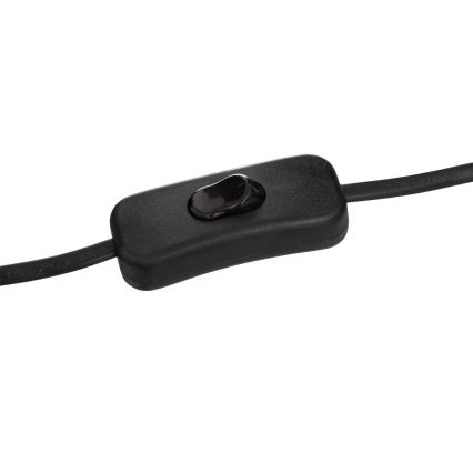 Atmosphera - Candeeiro de mesa KOBY 1xE14/40W/230V cânhamo/preto