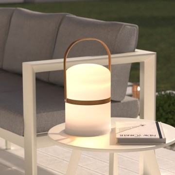 Atmosphera - Candeeiro de mesa LED para exterior com regulação KIARA LED/3,7V 36 cm 4000 mAh IP44