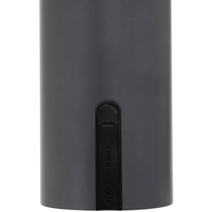 Atmosphera - Candeeiro de mesa LED  para exterior JANY LED/3,7V 22 cm 2200 mAh IP44 preto