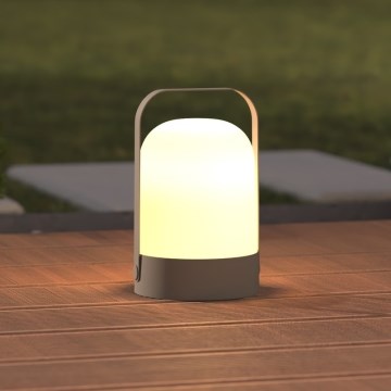 Atmosphera - Candeeiro de mesa LED portátil de exterior LED JERTA LED/2xAA IP44