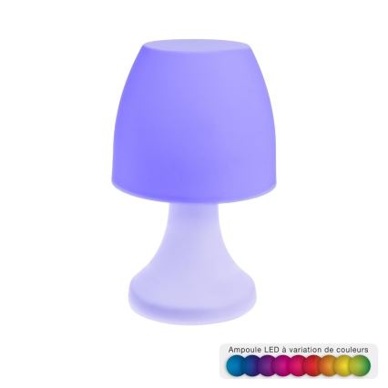 Atmosphera - Candeeiro de mesa LED RGB exterior DOKK LED/3xAAA 19,5 cm IP44