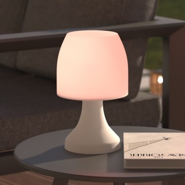 Atmosphera - Candeeiro de mesa LED RGB exterior DOKK LED/3xAAA 27,5 cm IP44
