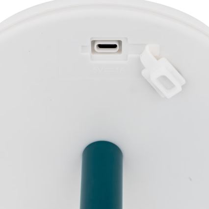 Atmosphera - Candeeiro de mesa LED RGBW para exterior ZACK LED/3,7V 1200 mAh IP44 turquesa