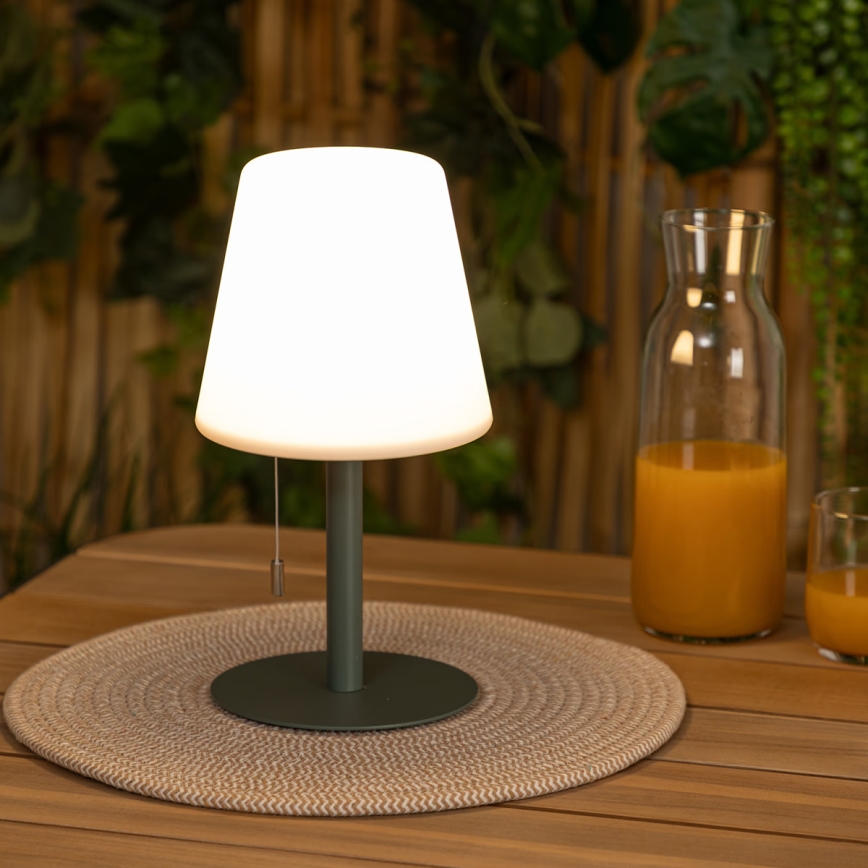 Atmosphera - Candeeiro de mesa LED RGBW para exterior ZACK LED/3,7V 1200 mAh IP44 verde