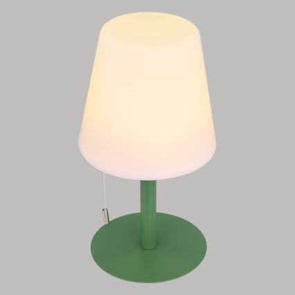 Atmosphera - Candeeiro de mesa LED RGBW para exterior ZACK LED/3,7V 1200 mAh IP44 verde
