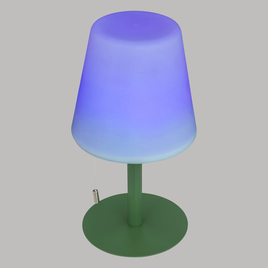 Atmosphera - Candeeiro de mesa LED RGBW para exterior ZACK LED/3,7V 1200 mAh IP44 verde