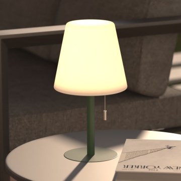 Atmosphera - Candeeiro de mesa LED RGBW para exterior ZACK LED/3,7V 1200 mAh IP44 verde