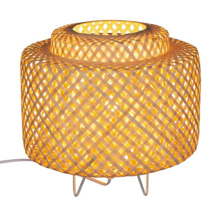 Atmosphera - Candeeiro de mesa LIBY 1xE27/40W/230V bambu