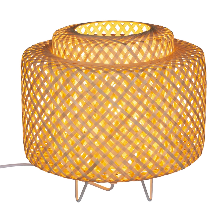 Atmosphera - Candeeiro de mesa LIBY 1xE27/40W/230V bambu