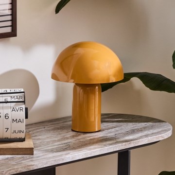 Atmosphera - Candeeiro de mesa LITO 1xE27/25W/230V laranja