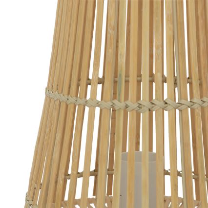 Atmosphera - Candeeiro de mesa MAHE 1xE27/25W/230V bambu