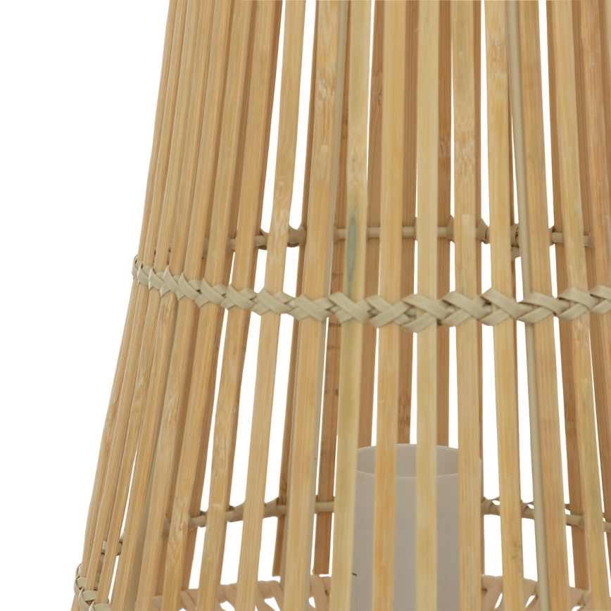 Atmosphera - Candeeiro de mesa MAHE 1xE27/25W/230V bambu