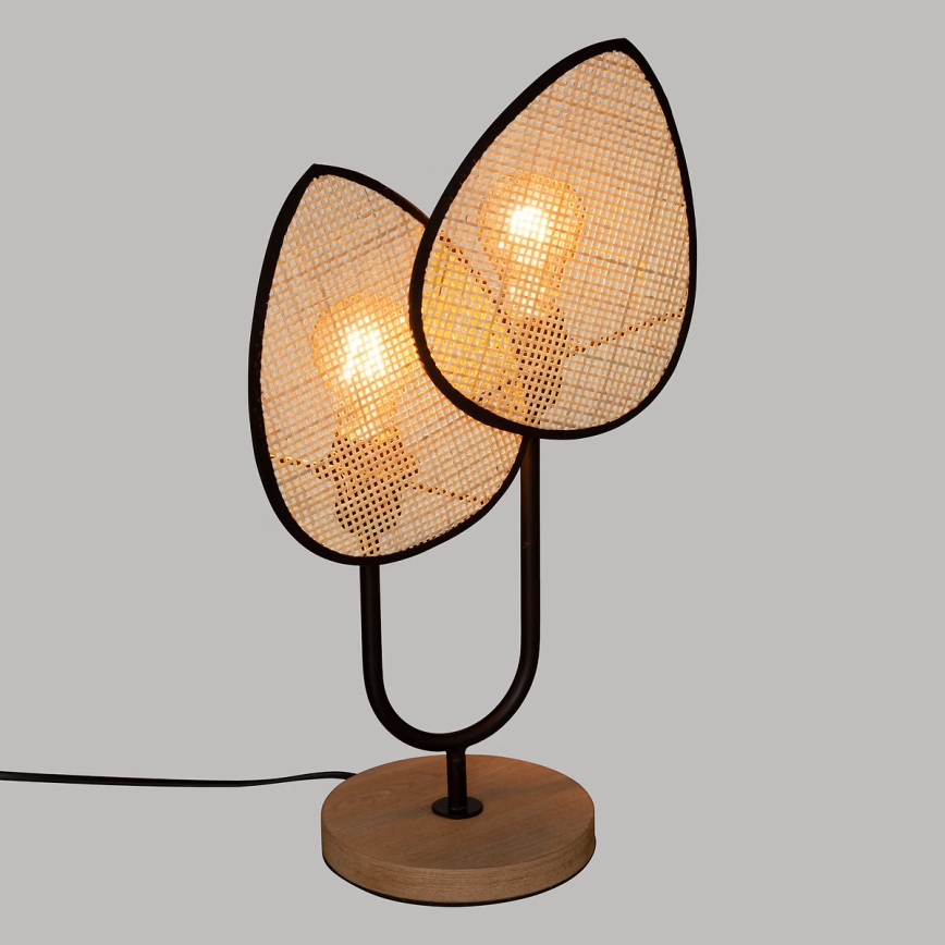 Atmosphera - Candeeiro de mesa OLME 1xE27/40W/230V vime