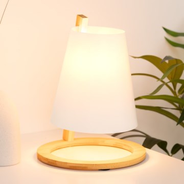 Atmosphera - Candeeiro de mesa PITA 1xE14/40W/230V bambu
