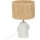 Atmosphera - Candeeiro de mesa RAIA 1xE27/40W/230V bastão de ráfia