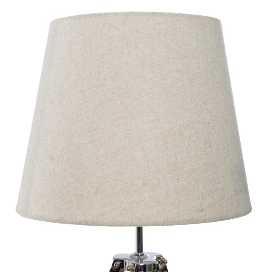 Atmosphera - Candeeiro de mesa RUNO 1xE27/25W/230V bambu/creme