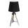 Atmosphera - Candeeiro de mesa RUNO 1xE27/25W/230V madeira/preto