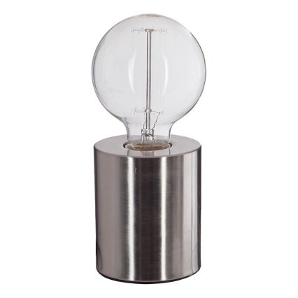 Atmosphera - Candeeiro de mesa SABA 1xE27/40W/230V prateado