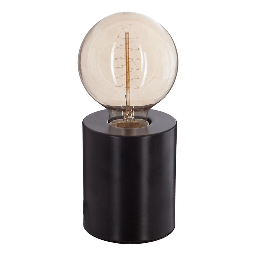 Atmosphera - Candeeiro de mesa SABA 1xE27/40W/230V preto