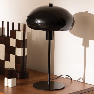 Atmosphera - Candeeiro de mesa SAVIO 1xE14/25W/230V preto