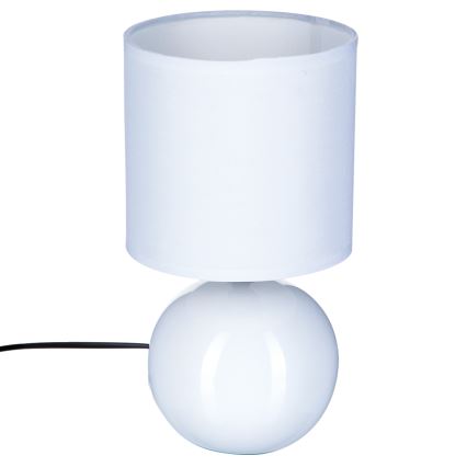 Atmosphera - Candeeiro de mesa TIMÉO 1xE14/60W/230V branco brilhante