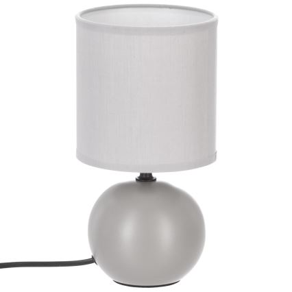 Atmosphera - Candeeiro de mesa TIMÉO 1xE14/60W/230V cinzento