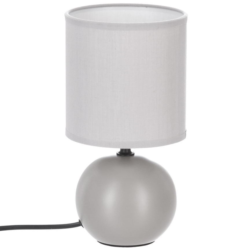 Atmosphera - Candeeiro de mesa TIMÉO 1xE14/60W/230V cinzento