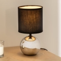 Atmosphera - Candeeiro de mesa TIMÉO 1xE14/60W/230V cromado brilhante/preto