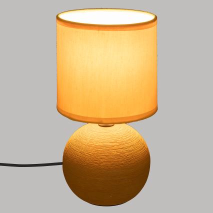Atmosphera - Candeeiro de mesa TIMÉO 1xE14/60W/230V laranja