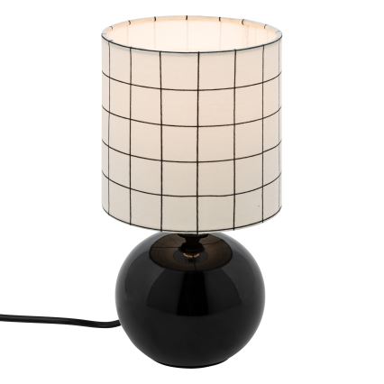 Atmosphera - Candeeiro de mesa TIMÉO 1xE14/60W/230V preto/branco