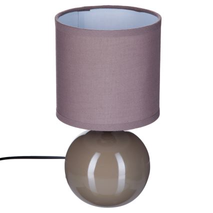 Atmosphera - Candeeiro de mesa TIMÉO 1xE14/60W/230V taupe