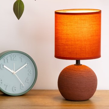 Atmosphera - Candeeiro de mesa TIMÉO 1xE14/60W/230V vermelho
