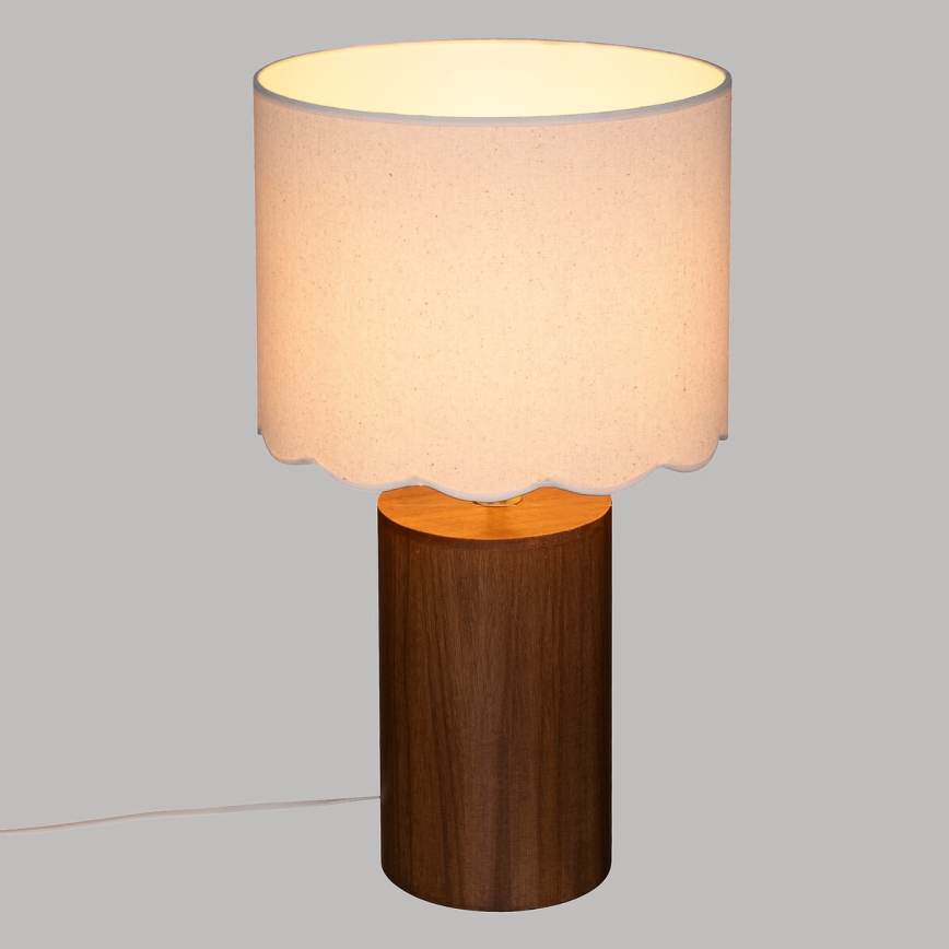Atmosphera - Candeeiro de mesa VANIA 1xE27/40W/230V pinho