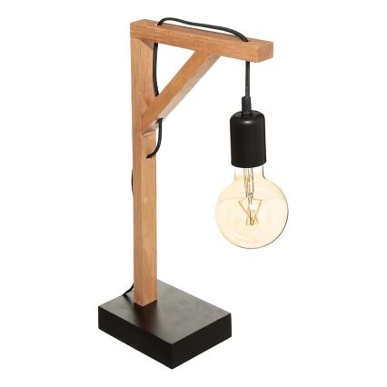 Atmosphera - Candeeiro de mesa WILD 1xE27/25W/230V pinho