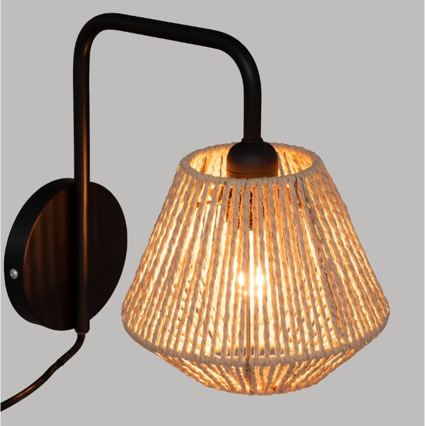 Atmosphera - Candeeiro de parede JILY 1xE27/40W/230V juta