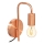 Atmosphera - Candeeiro de parede KELI 1xE27/40W/230V cobre