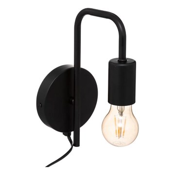 Atmosphera - Candeeiro de parede KELI 1xE27/40W/230V preto