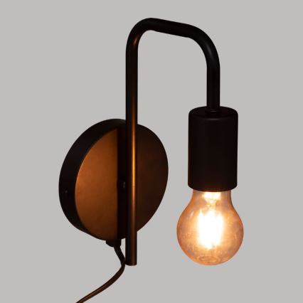 Atmosphera - Candeeiro de parede KELI 1xE27/40W/230V preto