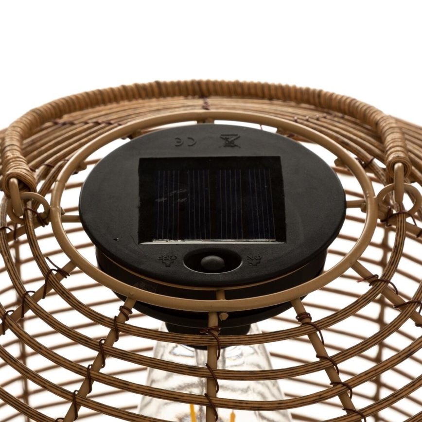 Atmosphera - Candeeiro solar LED CUBA LED/1,2V IP44 vime