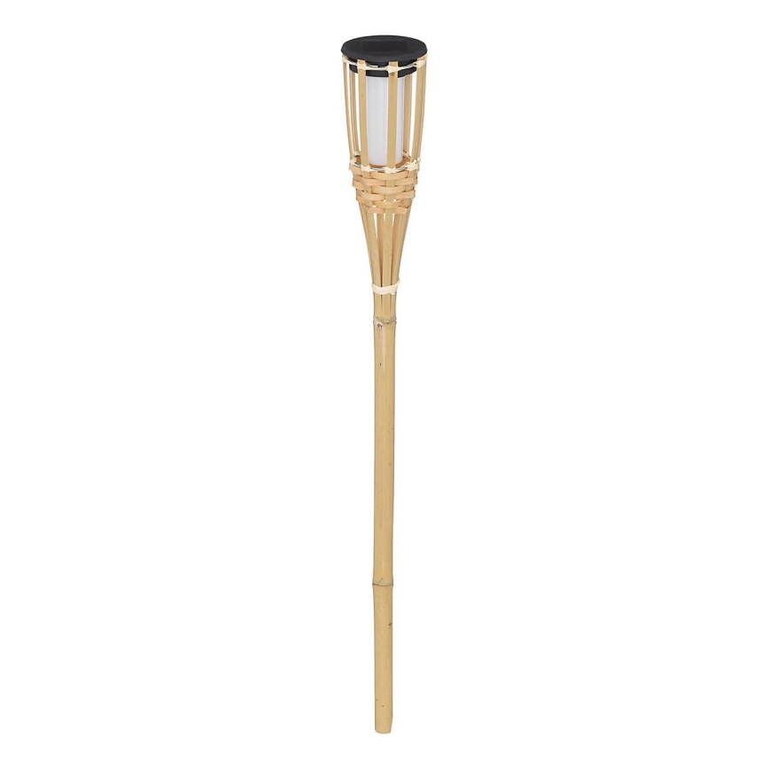 Atmosphera - Candeeiro solar LED MACEO LED/1,2V 300 mAh IP44 bambu