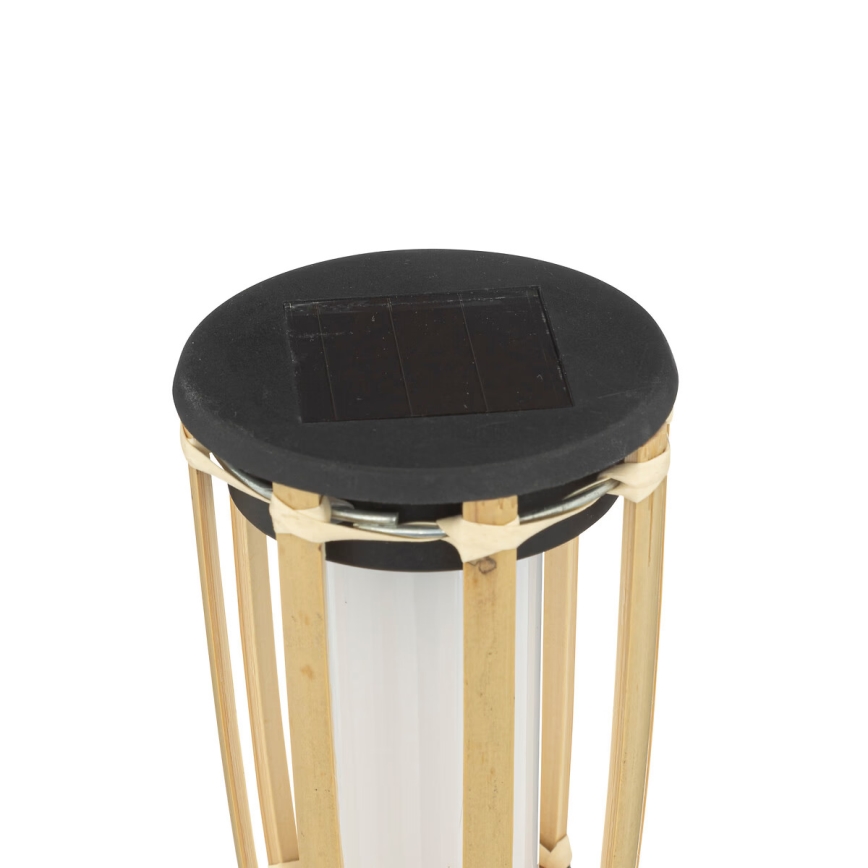 Atmosphera - Candeeiro solar LED MACEO LED/1,2V 300 mAh IP44 bambu