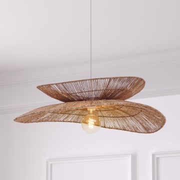 Atmosphera - Candeeiro suspenso ALARA 1xE27/40W/230V juta