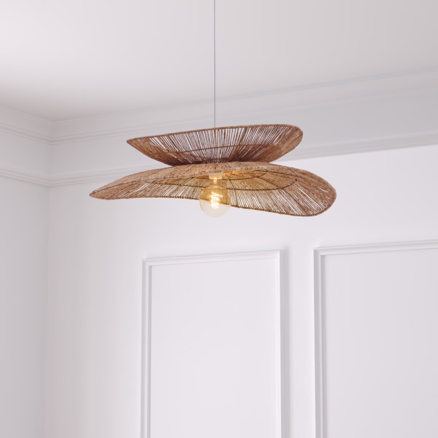 Atmosphera - Candeeiro suspenso ALARA 1xE27/40W/230V juta