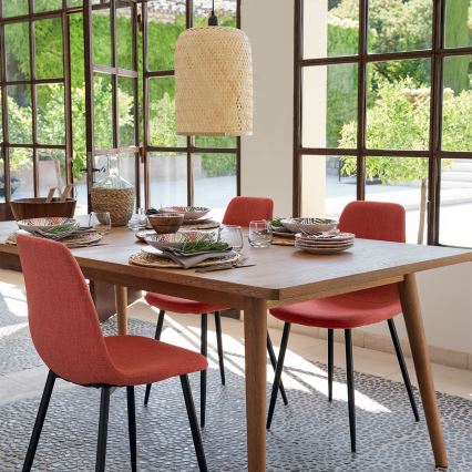 Atmosphera - Candeeiro suspenso ALI 1xE27/40W/230V bambu