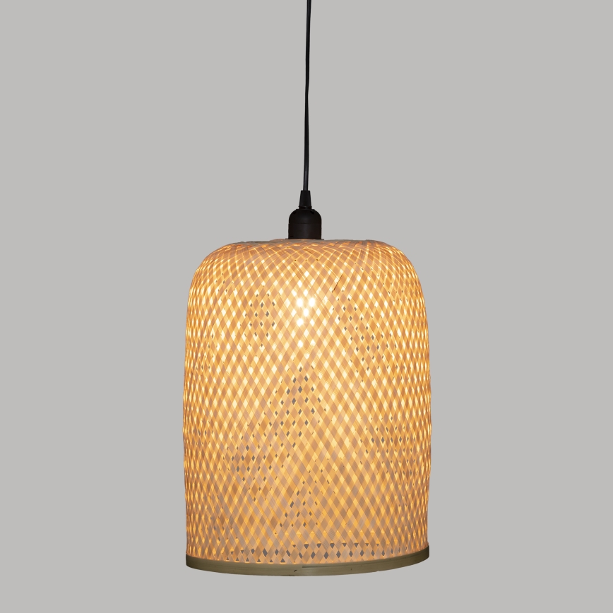 Atmosphera - Candeeiro suspenso ALI 1xE27/40W/230V bambu