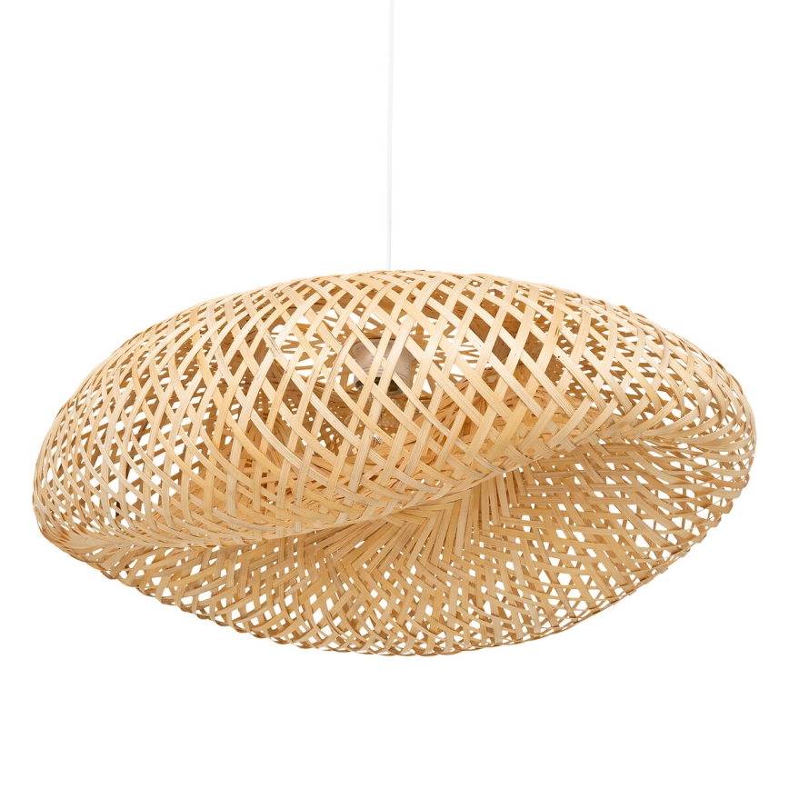Atmosphera - Candeeiro suspenso BEDDY 1xE27/40W/230V bambu