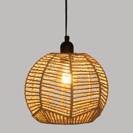 Atmosphera - Candeeiro suspenso CAREN 1xE27/40W/230V juta