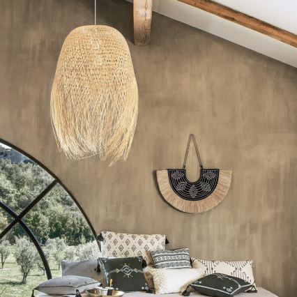 Atmosphera - Candeeiro suspenso ELIS 1xE27/40W/230V bambu