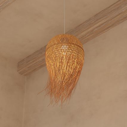 Atmosphera - Candeeiro suspenso ELIS 1xE27/40W/230V bambu