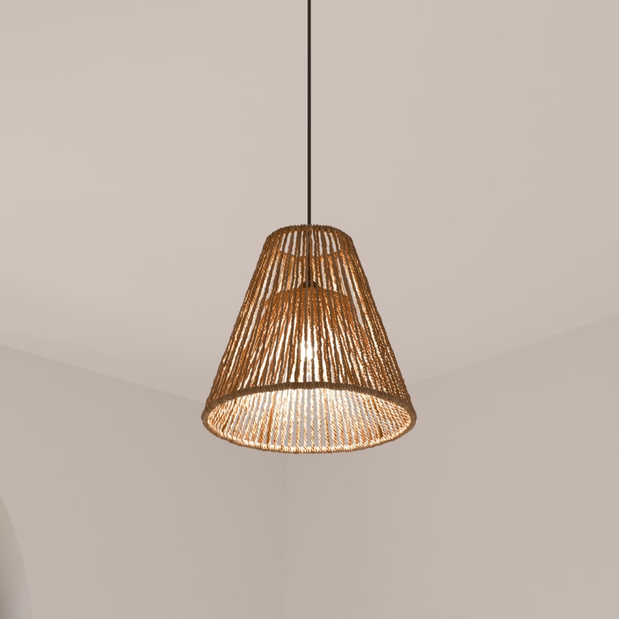 Atmosphera - Candeeiro suspenso GIADA 1xE27/40W/230V juta